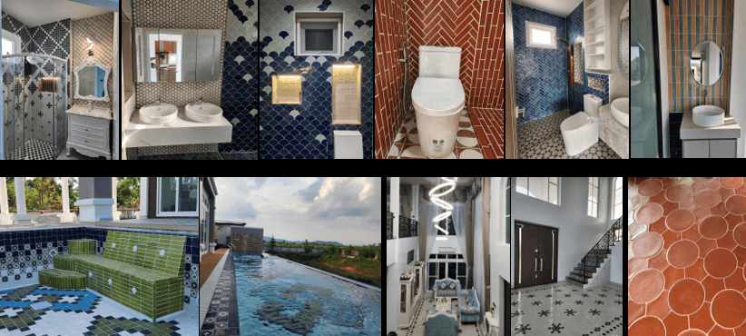 Natural Surface Porcelain Tiles